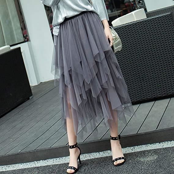Jupon tulle noir deals mi long