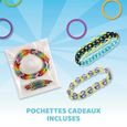 Bandai - Rainbow Loom Combo Set – Fabrication de bracelets - Métier à tisser avec 2300 élastiques – Charms et Perles - ‎ CD00102-4