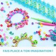 Bandai - Rainbow Loom Combo Set – Fabrication de bracelets - Métier à tisser avec 2300 élastiques – Charms et Perles - ‎ CD00102-6