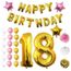 Kit De Decorations Pour Fetes D Anniversaire Droles Joyeux Anniversaire Happy Birthday Lettres Gros Ballon Aluminium 18 Ans Achat Vente Ballon Decoratif Cdiscount