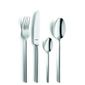 16 pces bleu poignée en acier inoxydable Couverts Set miroir poli au lave-vaisselle