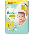 LOT DE 2 - PAMPERS Premium Protection New Baby - Couches taille 2 (3-6 kg) 68 couches-0