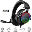 SPIRIT OF GAMER – XPERT H600  - Casque Gaming USB PC Son 7.1 Virtual Surround - LED RGB - Compatible Multiplateformes dont PS5-0