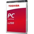 TOSHIBA - L200 - Disque Dur Mobile 1 To - 5400 tpm - 128 Mo - SMR-0
