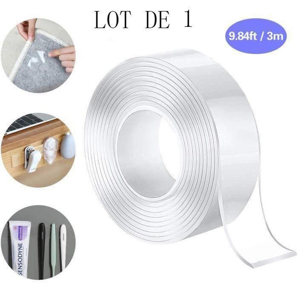 Graine créative Adhésif double face extra fort 12mm x 16 m