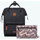 Sac à dos - CABAIA - Medium Adventurer Le Havre - 2 poches interchangeables - 23L - Noir