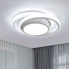 DELIPOP Plafonnier LED moderne 32W 6500K Lampe de plafond blanc pour chambre salon couloir - Lumière blanche - Taille: 27*22*6cm
