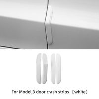 M3-EX103BLANC - LUCKEASY – bande Anti-collision pour porte de voiture, Pour Tesla, Corps de peinture ABS, Aut