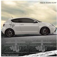 ALFA ROMEO Bandes latérales - GRIS - Kit Complet  - Tuning Sticker Autocollant Graphic Decals