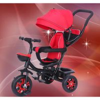 Tricycle évolutif enfant/bébé mixte IZTOSS - Rouge - 3 roues - de 1 à 5 ans