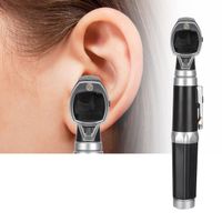 Endoscope d'oreille professionnel SURENHAP - Canal auditif d'otoscope avec lumière LED et loupe 3x rotative