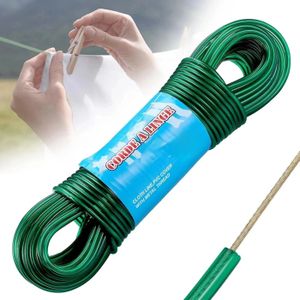 Corde à Linge Rétractable Murale Extensible de 4,2 M, Étendoir à Linge pour Intérieur et