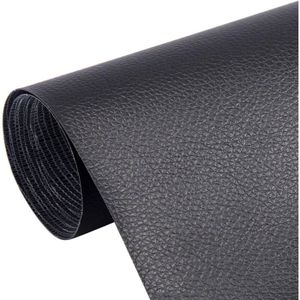 Patch Réparation Cuir PU Autocollant Dark Brown 200x90 Cm – Répare Canapés, Sièges Auto, Sacs – Imperméable, Anti-Rayures Et Ultra-Résistant