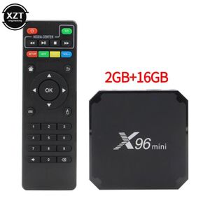 RÉCEPTEUR - DÉCODEUR   Ue Plug - 2 Go 16 Go - Boîtier Smart TV X96 mini, 