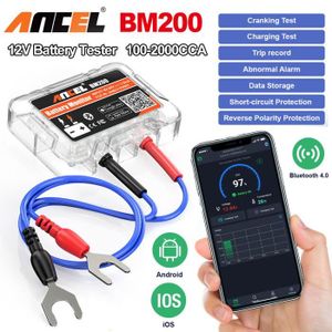 TESTEUR DE BATTERIE Ancel Bm200 Car Battery Monitor Testeur De Batteri