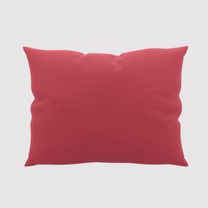 Taie D'oreiller Rectangle Alicia Rouge 50x70 Cm - Coton MCTISSUS, Neuve Référence 3700913