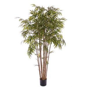 Arbre de Buis Artificiel 6 Boules-163cm-Tronc Naturel