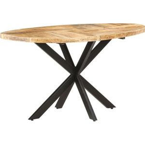 TABLE À MANGER SEULE Table de salle à manger en bois de manguier massif