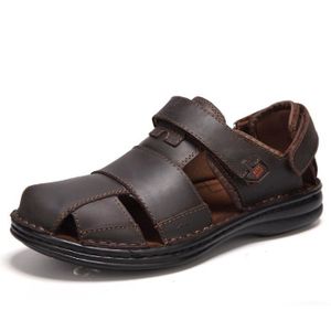 sandales hommes fermees derriere
