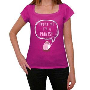T-SHIRT Femme Tee-Shirt Crois-Moi Je Suis Pianiste – Trust Me I'M A Pianist – T-Shirt Vintage