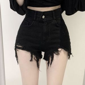 SHORT Short,short Vintage déchiré en jean pour femme,vêt