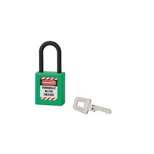 Cadenas De Consignation De Sécurité Incurvé En Nylon - 76 Mm Vert - Bricolage