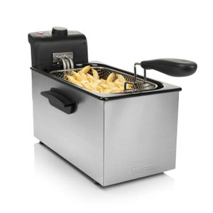 DOMO DO465FR friteuse 4l inox + couvercle filtre