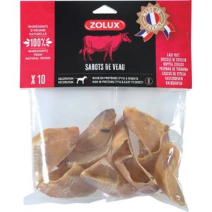 FRIANDISE Sabots de veau 10 pièces friandises pour chien - zolux
