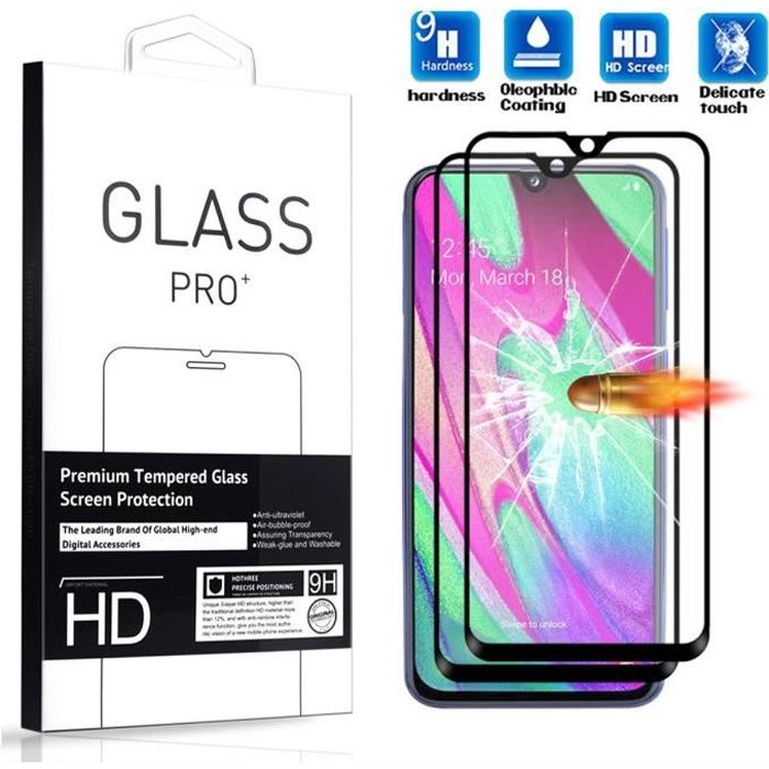 Selencia Protection d'écran en verre trempé Samsung Galaxy A40