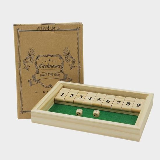 Circa Shut The Box Game, Jeux À Boire Classiques Pour Quatre Joueurs