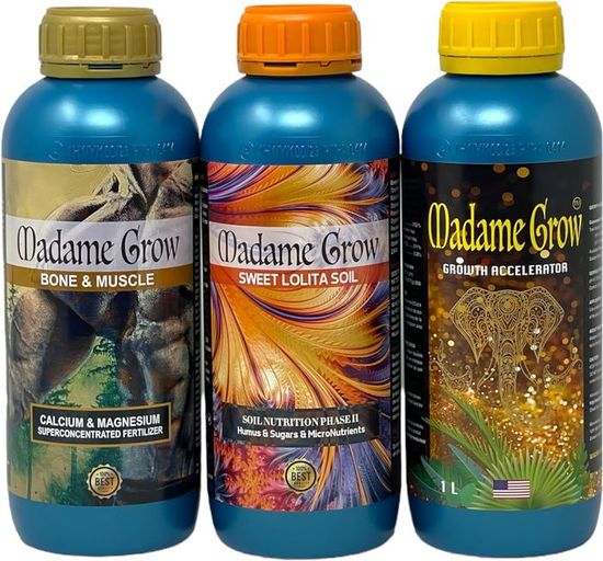 Madame Grow Engrais Cannabis Croissance et Floraison - Growth