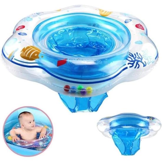 Bouée De Natation Pour Bébé 1 à 5 Ans - Siège Gonflable Sécurisé Avec Double Valve Et Design Rond