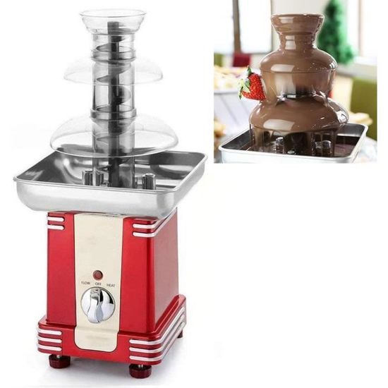 Fondue Fontaine à Chocolat, Fondue électrique pour Cascade à Fondue au