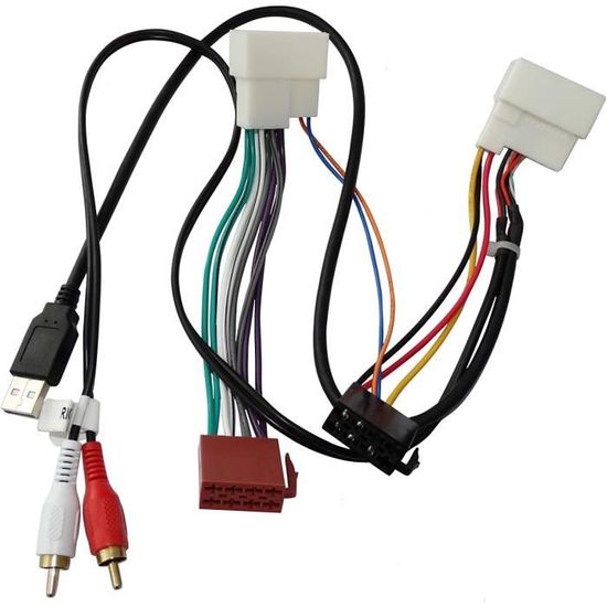 AERZETIX: Adaptateur Faisceau Câble - Fiche ISO - Pour Autoradio D'origine - Pour Auto Voiture - C11917 En Destockage Et Reconditionné Chez