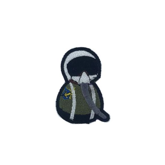 Patch Brodé Thermocollant Madagascar - 80x80 Mm - À Repasser Ou à Coudre - Pour Veste, Sac à Dos, Cadeau Souvenir - 2