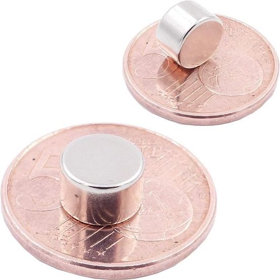 45 Mini Magneti Dischi da 2x1mm | grado magnetico N52 - magneti