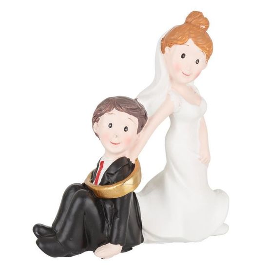 Figurine de couple de mariés VBS Alliance autour du cou Blanc Cdiscount Jeux Jouets