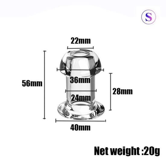 Dilatateur Anal Addicted Toys - Taille Moyenne 11 Cm, Transparent, En élastomère Thermoplastique (TPE)
