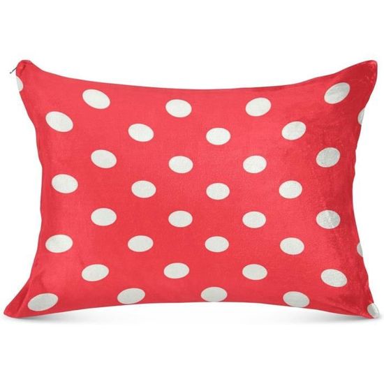 Taie D'oreiller Longue En Peluche - Housse Traversin 48x150 Cm Douce Et Chaude - Fermeture éclair