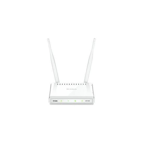 Point d'accès Wireless D-LINK 300Mbps - Routeur D-Link DAP-2020 - Open Source Linux  - 802.11 b/g/n - 1 port 10/100 - WPS