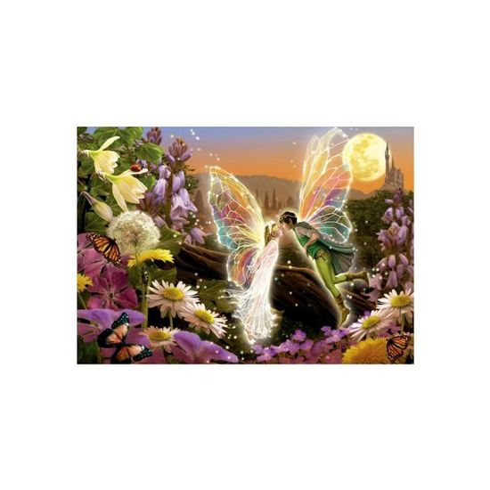 Educa Puzzle 500 Pièces – Fée Et Papillons – 48 X 34 Cm – Colle Fix Puzzle Incluse, Dès 11 Ans
