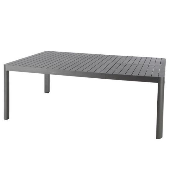 Table de jardin extensible en aluminium gris Graphite Paradize - 10 places - Hespéride