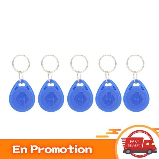 Porte-clés RFID 13,56 MHz M1 (lot De 100) - ABS Imperméable, UID Unique, Pour Contrôle D’accès Et Badges