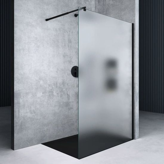 Paroi De Douche Mai & Mai BR2DM Dessin Labyrinthe 100x200 Verre
