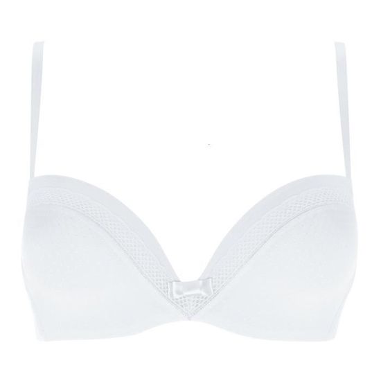 Huit Envoutante - Soutien-gorge - Sans armature - Uni - Femme - Rouge