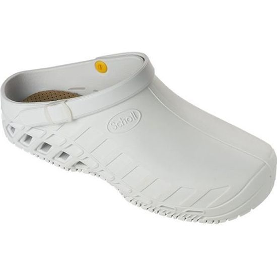 Scholl Chaussures Professionnelles Sabot Clog Evo Blanc Taille 45