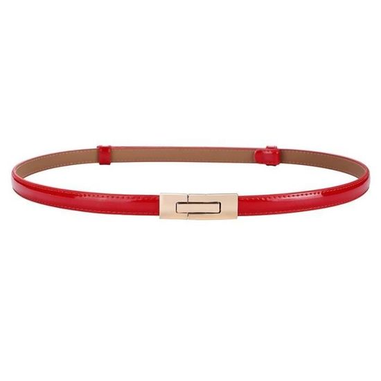 Ceinture Fine Nouée En Cuir PU Pour Femme - Longueur 130 Cm, Réglable, Pour Robes Et Tenues Taille Haute