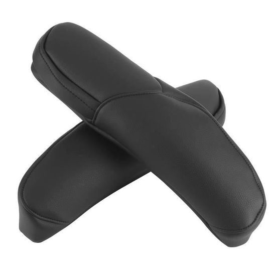 Juste D'accoudoir De Porte Avant En Cuir Noir, Garniture De Peau De Panneau D'accoudoir De Porte De Voiture, Honda CRV 2007, 2008, 2009, 2010, 2011