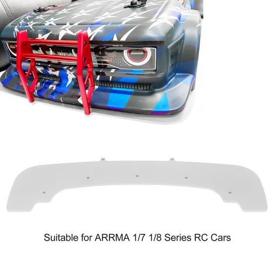 Plaque Séparatrice Avant En Aluminium Pour ARRMA INFRACTION 1/7 6S BLX - Réf. ARA320520 - Noire