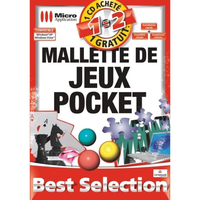 MALLETTE DE JEUX POCKET / JEU PC CD-ROM - Cdiscount Jeux vid?�o